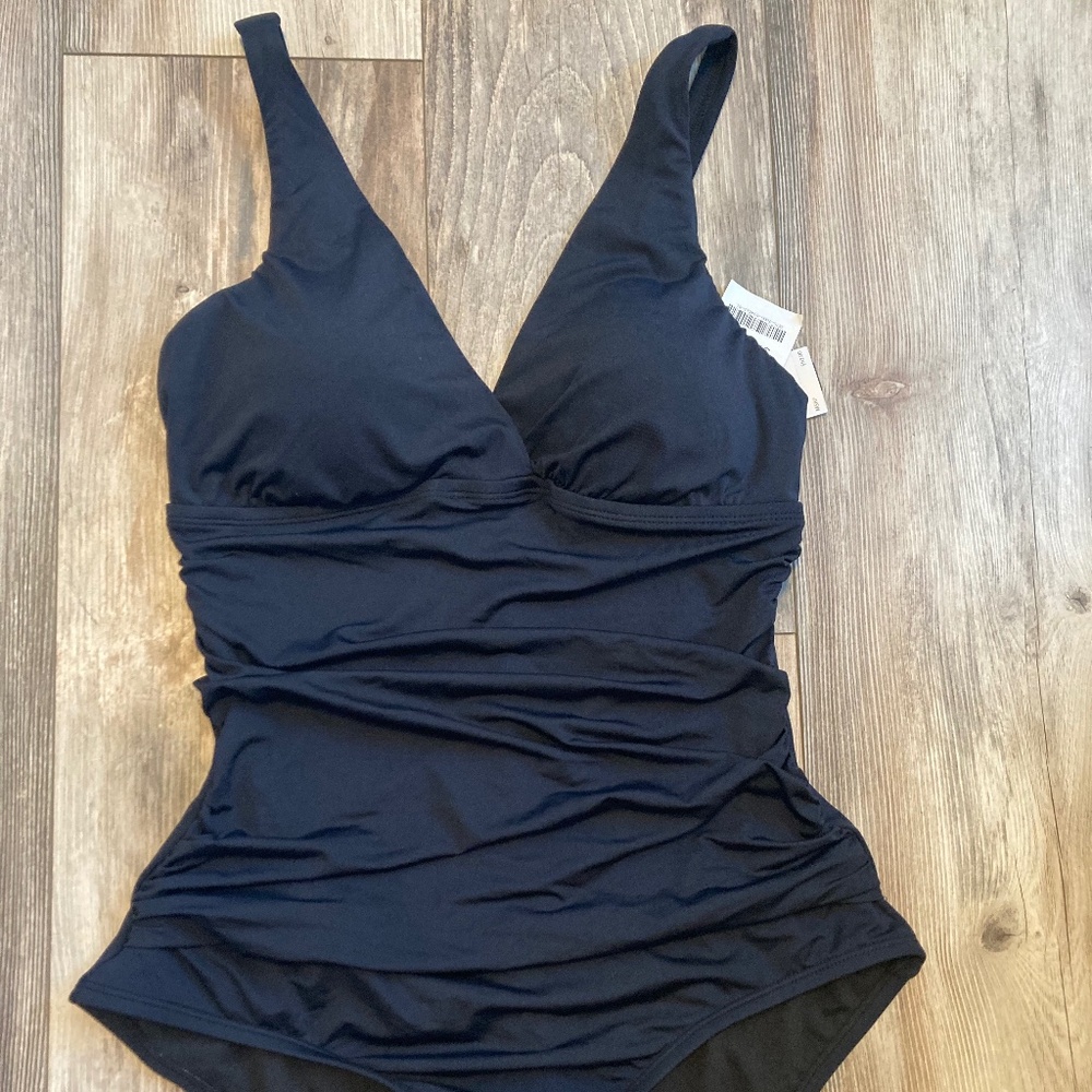 Jantzen Women’s Large Black Swimsuit Sz 12
